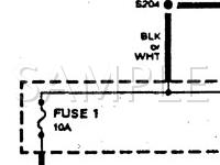 1993 Isuzu Pickup Normal CAB 2.6 L4 GAS Wiring Diagram