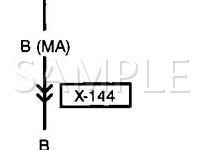 2004 Mazda B4000  4.0 V6 GAS Wiring Diagram