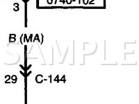 2005 Mazda B3000  3.0 V6 GAS Wiring Diagram