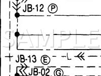 1986 Mazda 323  1.6 L4 GAS Wiring Diagram