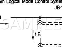 1986 Mazda 323  1.6 L4 GAS Wiring Diagram