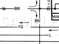 1986 Mazda 323  1.6 L4 GAS Wiring Diagram