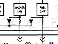1986 Mazda 323  1.6 L4 GAS Wiring Diagram