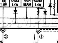 1986 Mazda 626  2.0 L4 GAS Wiring Diagram