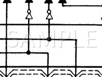 1987 Mazda 323  1.6 L4 GAS Wiring Diagram