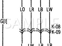 1987 Mazda 626  2.0 L4 GAS Wiring Diagram