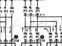 1988 Mazda 323  1.6 L4 GAS Wiring Diagram
