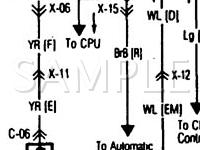1988 Mazda 626  2.2 L4 GAS Wiring Diagram