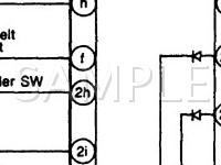 1988 Mazda 626  2.2 L4 GAS Wiring Diagram