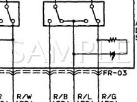 1989 Mazda 323  1.6 L4 GAS Wiring Diagram