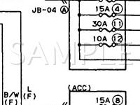 1989 Mazda 323  1.6 L4 GAS Wiring Diagram