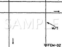 1989 Mazda 323  1.6 L4 GAS Wiring Diagram