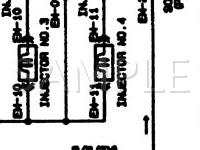1990 Mazda 626 DX 2.2 L4 GAS Wiring Diagram