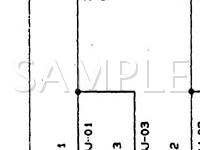 1990 Mazda B2600  2.6 L4 GAS Wiring Diagram
