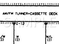 1990 Mazda 323  1.6 L4 GAS Wiring Diagram