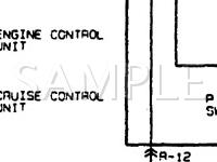 1990 Mazda Protege LX 1.8 L4 GAS Wiring Diagram