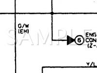 1990 Mazda Protege GT 1.8 L4 GAS Wiring Diagram