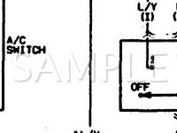 1991 Mazda 626  2.2 L4 GAS Wiring Diagram