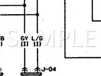 1991 Mazda 626 DX 2.2 L4 GAS Wiring Diagram