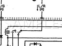 1991 Mazda 626 DX 2.2 L4 GAS Wiring Diagram