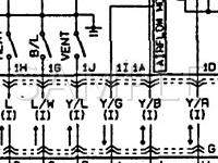 1992 Mazda 626  2.2 L4 GAS Wiring Diagram