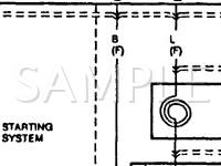 1993 Mazda 626 DX 2.0 L4 GAS Wiring Diagram