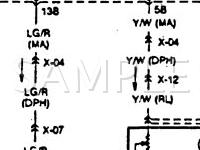 1993 Mazda Navajo LX 4.0 V6 GAS Wiring Diagram
