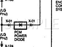 1995 Mazda B2300  2.3 L4 GAS Wiring Diagram