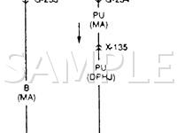 1996 Mazda B4000  4.0 V6 GAS Wiring Diagram