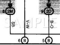 2003 Toyota Camry  2.4 L4 GAS Wiring Diagram