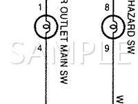 2004 Toyota Avalon XL 3.0 V6 GAS Wiring Diagram