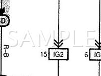 2004 Toyota Avalon XLS 3.0 V6 GAS Wiring Diagram