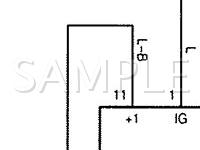2004 Toyota Avalon XL 3.0 V6 GAS Wiring Diagram