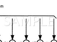 2004 Scion XA  1.5 L4 GAS Wiring Diagram