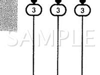 2004 Toyota Sienna  3.3 V6 GAS Wiring Diagram