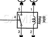 2004 Toyota Sienna  3.3 V6 GAS Wiring Diagram