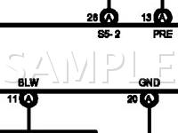 2005 Toyota Avalon Touring 3.5 V6 GAS Wiring Diagram