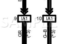 2005 Toyota Echo  1.5 L4 GAS Wiring Diagram