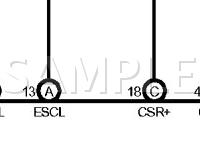 2005 Toyota Sienna CE 3.3 V6 GAS Wiring Diagram