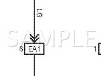 2006 Toyota Matrix XRS 1.8 L4 GAS Wiring Diagram