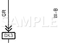 2007 Toyota Avalon Limited 3.5 V6 GAS Wiring Diagram