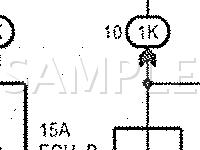 2007 Toyota Prius Touring 1.5 L4 ELECTRIC/GAS Wiring Diagram