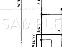 1986 Toyota Celica GT 2.0 L4 GAS Wiring Diagram