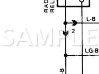 1986 Toyota Celica GT 2.0 L4 GAS Wiring Diagram