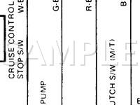 1986 Toyota Corolla Sport SR5 1.6 L4 GAS Wiring Diagram