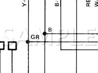 1986 Toyota Supra  3.0 L6 GAS Wiring Diagram