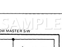 1986 Toyota VAN Wagon DX 2.2 L4 GAS Wiring Diagram