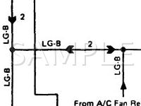 1987 Toyota Celica GTS Sport 2.0 L4 GAS Wiring Diagram