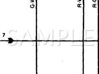 1987 Toyota Supra  3.0 L6 GAS Wiring Diagram