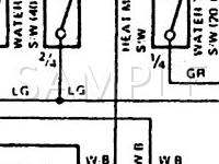 1988 Toyota Cressida Luxury 2.8 L6 GAS Wiring Diagram